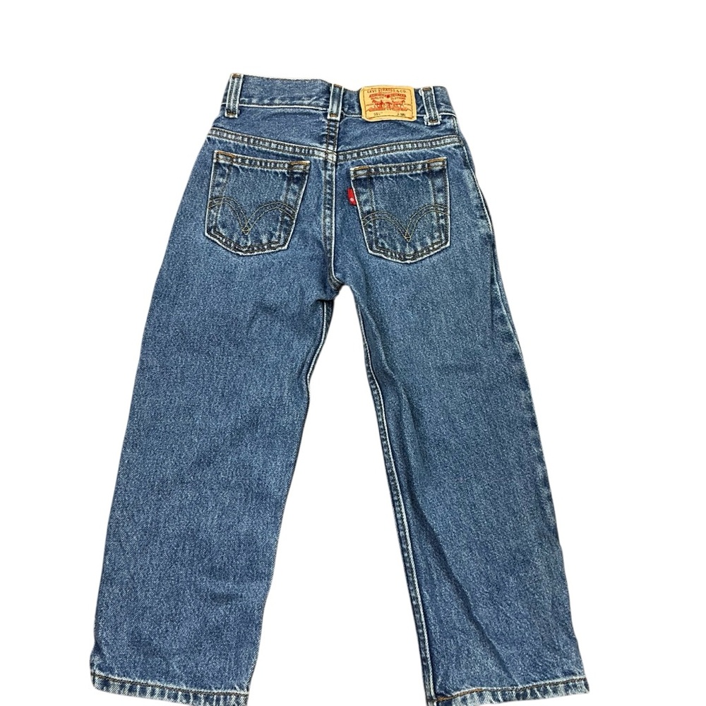 Y2K Levi’s 550 medium wash straight leg Jeans size youth XS
